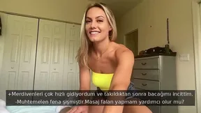 Sürtük Jessie Ayağını Sakatlayan Üvey Kardeşini Domine Edip Sikinin Üstünde Cilveleniyor